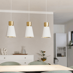 Lampadario-Contemporaneo-Aglientina-3-Luci-Metallo-Ottone-Spazzolato