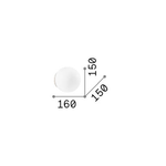 Applique-Moderna-Mapa-Vetro-Bianco-1-Luce-G9-3W-3000K-Luce-Calda