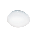 Eglo Plafoniera Contemporanea Sileras-Z Grande Led Acciaio Bianco