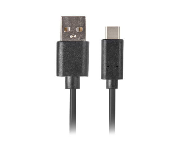 Cavo-USB-A-con-USB-C-Lanberg-CA-USBO-20CU-0010-BK