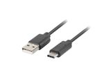 Cavo-USB-A-con-USB-C-Lanberg-CA-USBO-20CU-0010-BK