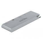 DeLOCK 87745 replicatore di porte e docking station per laptop USB 3.2 Gen 1 (3.1 Gen 1) Type-C Grigio