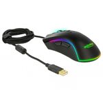 DeLOCK 12670 mouse Gaming Mano destra USB tipo A Ottico 10000 DPI