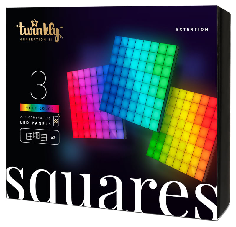 Pannello-LED-Twinkly-Smart-SQUARES-Confezione-da-3-blocchi-quadrati-estensioni-16x16-cm-WiFi