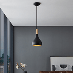 Lampadario-Contemporaneo-Sabinar-Piccolo-1-Luce-Metallo-Nero-E-Marrone