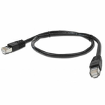 Cablexpert Gembird Patch Cord Cat.6 UTP 0.5m cavo di rete Nero 0,5 m Cat6 U/UTP (UTP)