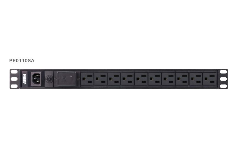 Aten-1U-10A-10Port-Basic-PDU