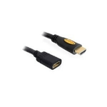 Delock Anschlsse High Speed HDMI-A 19 Pin Stecker  High Speed HDMI-A 19 Pin Buchse  High Speed HDMI with Ethernet (HEC