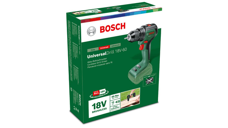 Bosch-Universal-Drill-18V-60-1900-Giri-min-Senza-chiave-13-kg-Nero-Verde