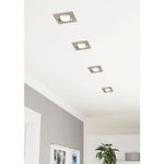 Faretto-Ad-Incasso-Moderno-Saliceto-Alluminio-Nichel-Satinato-Led-Integrato-6W