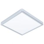 Eglo Plafoniera Moderna Fueva 5 In Acciaio Cromo Led Integrato 20,5W 3000K Ip44