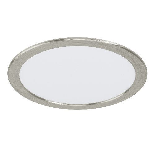 Faretto-Ad-Incasso-Moderno-Fueva-5-Acciaio-Nichel-Satinato-Led-Integrato-17W