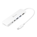 J5create JCD373-N Adattatore multiplo leggero USB-C (USB-C MULTI-PORT HUB WITH POWER - DELIVERY)