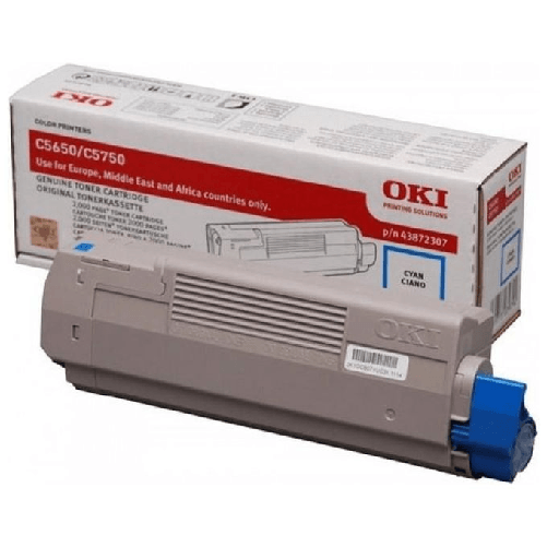 OKI-43872307-cartuccia-toner-1-pz-Originale-Ciano