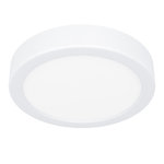 Eglo Plafoniera Moderna Fueva 5 Acciaio Bianco Led Integrato 11W 3000K Ip44