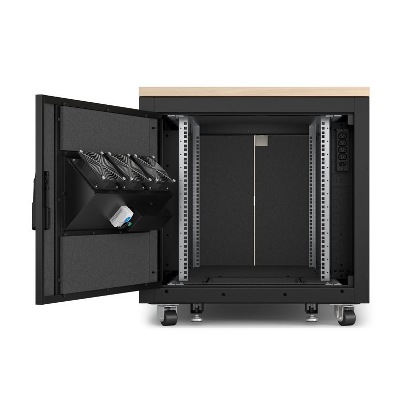 APC-AR4012A-rack-12U-Rack-indipendenti-Nero-Colore-acero