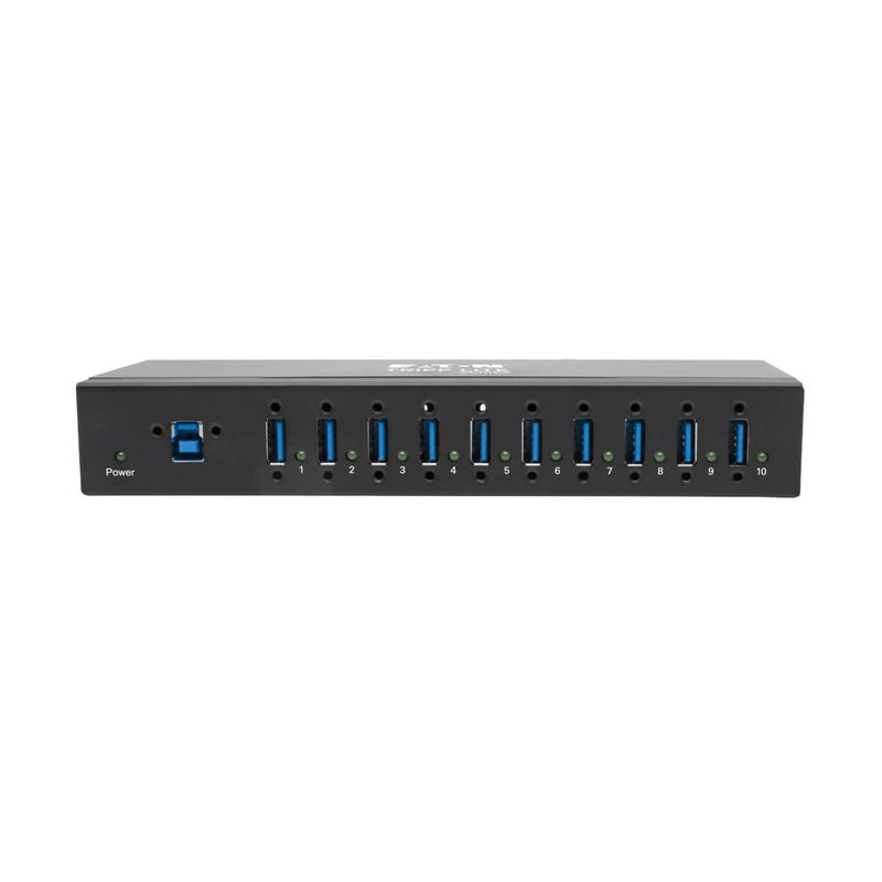 Tripp-Lite-U360-010-IND-hub-di-interfaccia-USB-3.2-Gen-1--3.1-Gen-1--Type-B-5000-Mbit-s-Nero