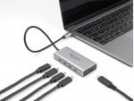 Delock-Hub-USB-USB-Type-C-da-10-Gbps-con-4-prese-USB-Type-C--1-x-USB-Type-C