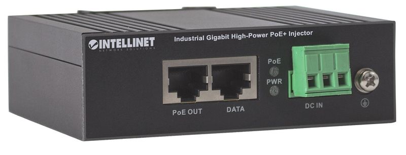 Iniettore-industriale-Intellinet-Gigabit-PoE-ad-alta-potenza