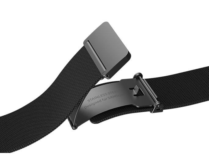 Samsung-GP-TYR860SAABW-accessorio-indossabile-intelligente-Band-Nero-Metallo