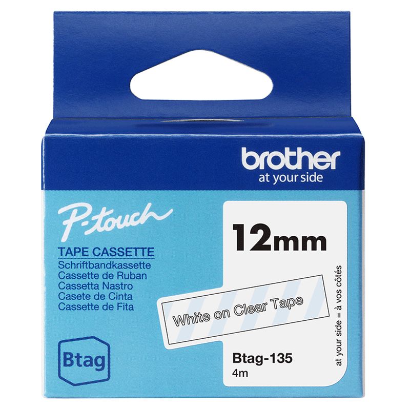 Brother-BTAG-135-nastro-per-etichettatrice-Bianco-su-trasparente