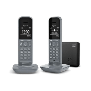 Gigaset CL390A Duo Telefono analogico-DECT Grigio