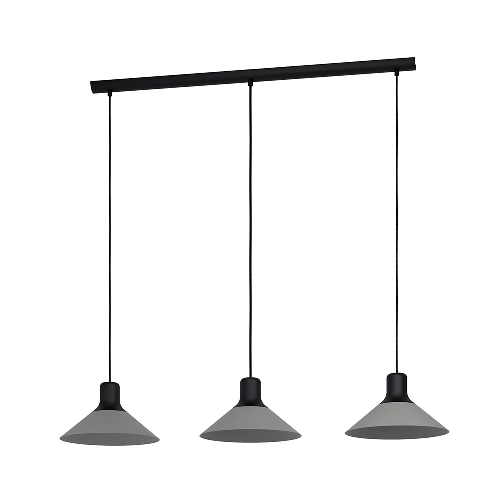 Lampadario-Industrial-Abreosa-3-Luci-Metallo-Nero-E-Grigio