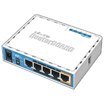 Mikrotik HAP ac lite 733 Mbit-s Bianco Supporto Power over Ethernet (PoE)