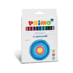 Primo 601PEN12 marcatore Fine Multicolore 12 pz