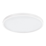 Eglo Plafoniera Moderna Fueva 1 In Alluminio Bianco Led Integrato 26W 3000K Ip20