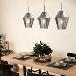 Lampadario-Contemporaneo-Murmillo-3-Luci-Acciaio-Cromo