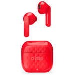 SBS TWS Air Free Cuffie True Wireless Stereo (TWS) In-ear Musica e Chiamate Base di ricarica Rosso