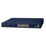 PLANET GS-4210-16P2S switch di rete Gestito L2/L4 Gigabit Ethernet (10/100/1000) Supporto Power over Ethernet (PoE