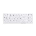 CHERRY AK-C7000 tastiera Medico RF Wireless QWERTZ Tedesco Bianco