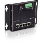 Trendnet TI-PG50F switch di rete Non gestito Supporto Power over Ethernet (PoE) Nero