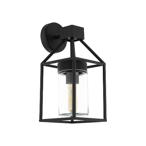 Appliqe-Industrial-Da-Esterno-Trecate-1-Luce-Acciaio-Zincato-Nero