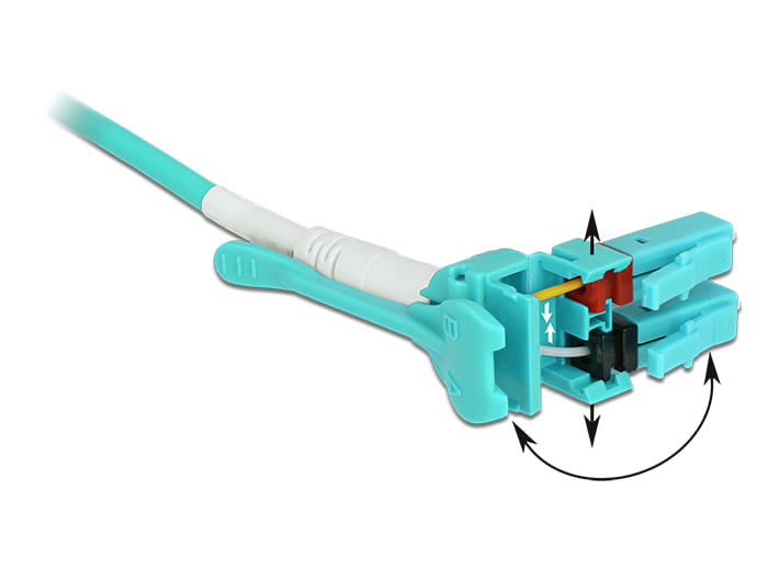 DeLOCK---Netzwerkkabel---LC-Multi-Mode--M--bis-LC-Multi-Mode--M----10m---Glasfaser---50-125-Mikrometer---OM3---halogenf