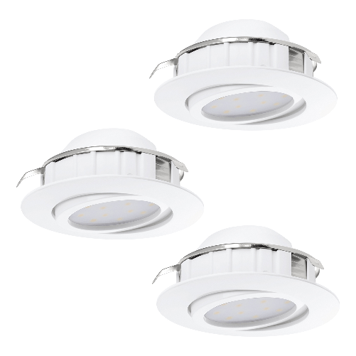 Faretto-Ad-Incasso-Contemporaneo-Pineda-In-Policarbonato-Bianco-3-Luci-Led-49W