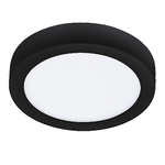 Eglo Plafoniera Moderna Fueva Z Acciaio Nero Led Integrato 16,5W 2700 6500K Ip44