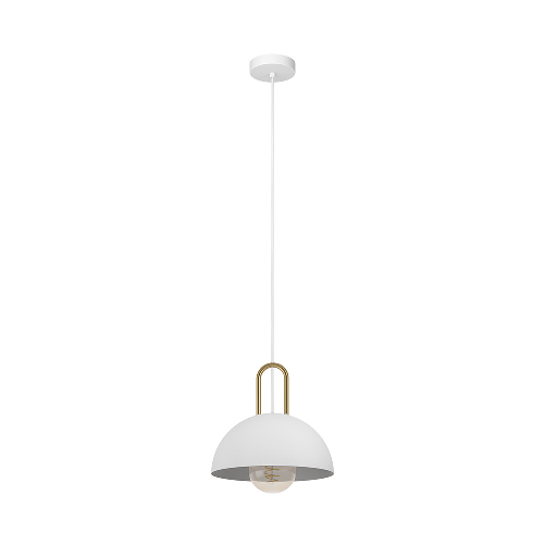 Lampadario-Industrial-Calmanera-1-Luce-Acciaio-Bianco-E-Ottone