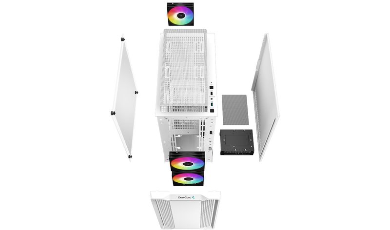 DeepCool-CC360-WH-ARGB-Mini-Tower-Bianco--DeepCool-CC360-ARGB-WH-White-Mini-Tower-Chassis-w--Tempered-Glass-Window-3x-12