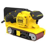 Stanley Black & Decker Stanley FMEW204K levigatrice portatile Levigatrice a nastro 380 Giri/min Nero, Giallo