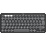 Logitech Pebble Keys 2 K380s tastiera Universale RF senza fili + Bluetooth QWERTY Inglese UK Grafite