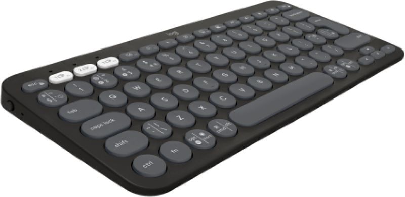 Logitech-Pebble-Keys-2-K380s-tastiera-Universale-RF-senza-fili--Bluetooth-QWERTY-Inglese-UK-Grafite