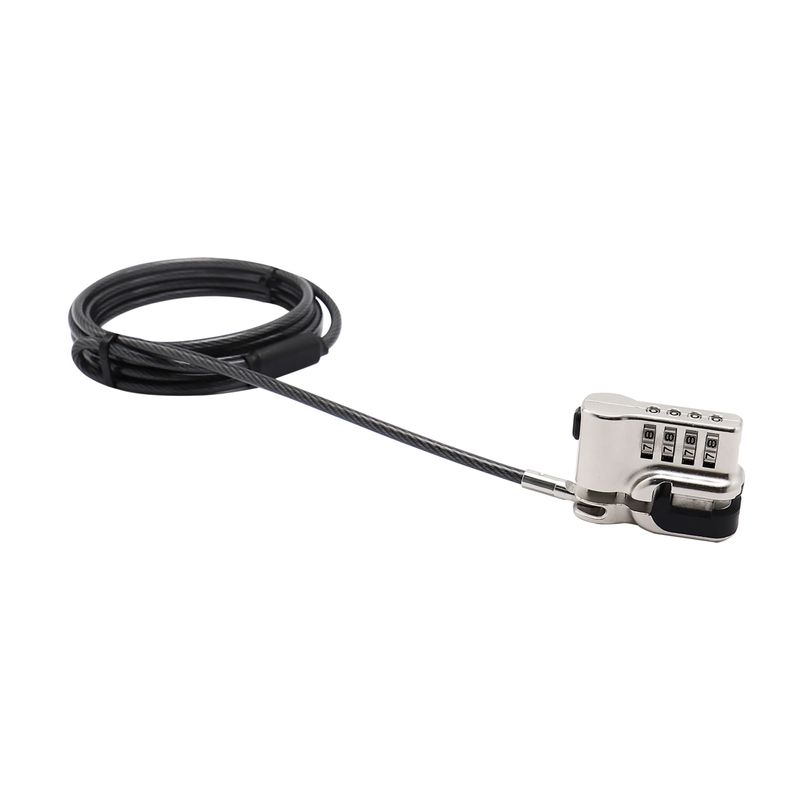 Dicota-D31742-cavo-di-sicurezza-Argento-2-m--SECURITY-CABLE-LOCK-FOR---MICROSOFT-SURFACE-GO-PRO-