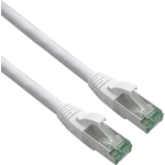 Cavo patch Cat 6a certificato Helos GRS con cavo grezzo Cat 7 TPE bianco 30 m