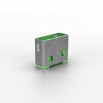 Lindy-40461-clip-sicura-Bloccaporte-USB-tipo-A-Verde-Acrilonitrile-butadiene-stirene-ABS-10-pz--USB-Port-Blocker-Green-1