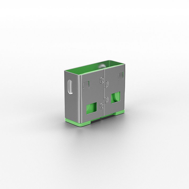 Lindy-40461-clip-sicura-Bloccaporte-USB-tipo-A-Verde-Acrilonitrile-butadiene-stirene-ABS-10-pz--USB-Port-Blocker-Green-1