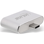 Mini hub USB 2.0 - spina USB C a 2 prese USB A - argento