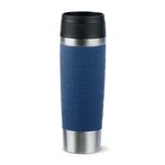 EMSA Travel Mug Classic N2022100 tazza da viaggio 500 ml Nero, Blu, Acciaio inox Acciaio inox